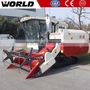 CE 5kg/s World Brand 98HP Rice Mini Combine Harvester 4LZ-5.0E for Sale thumbnail-2