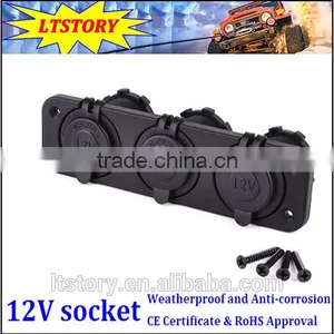 Cigarette Lighter Socket Splitter 12V Dual Car USB Charger Power Adapter Outlet thumbnail-6