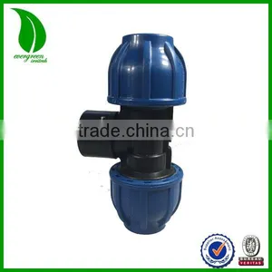 HDPE COMPPRESSION Fittings Female Tee thumbnail-1