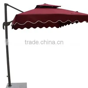Square Alum Double Roofing Rome Umbrella thumbnail-1