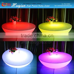 HUAJUN Led Bar Table/ Color Changing Cocktail Table/ Rechargeable Led Table thumbnail-6
