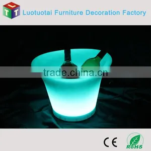 Rechargeable LED Glowing Ice Wine Bucket/beer Holder/wine Cooler thumbnail-1