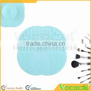 Cosmetic Brush Cleaning Tool Suction Cup Pad Silicone Makeup Brush Cleaner thumbnail-5