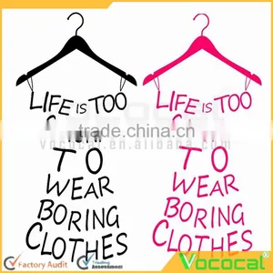 Removable Wall Art Decor Decals Stickers DIY Decoration for Bedroom Fitting Room Cloakroom Living Room Hallway Fashion Store thumbnail-1