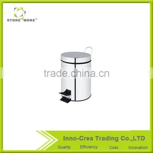 Metal Trash Can With Lid thumbnail-1