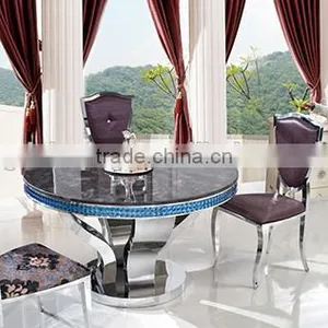 TH369 Xinqing Cheap Price Marble Dining Room Table thumbnail-1