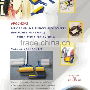 New Original Authentic Sticky Buddy Reusable Dedusting Lintsticking Roller Lint Rollers Clothing Cleaning Brushes tv thumbnail-1