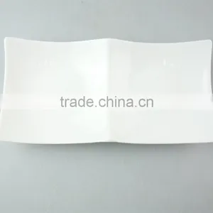 Unique White Porcelain Plate, Two Part Porcelain Dish With Cheap Price thumbnail-1