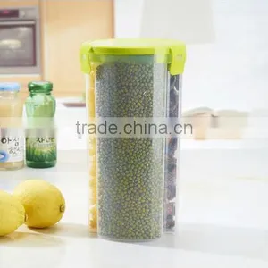 Wholesale Stock Kitchen Seal Dustproof Moistureproof 3 Lattices Fresh Barrel Food Bucket thumbnail-5