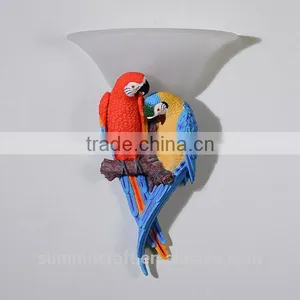 Resin Parrot Animal Shaped Wall Lamps for Home thumbnail-3
