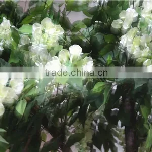Home Garden Deco 50cm to 400 cm Hight Artificial White Large Chinese Wistaria EDHS1501 1609 thumbnail-2