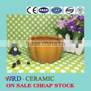 China on Sale Stocked Pumpkin Shape Bowl Ceramic Soup Bowls thumbnail-1
