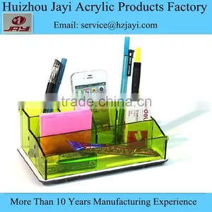 Chinese Supplier Acrylic Stationary Rack and Pen Holder Clipboard thumbnail-1