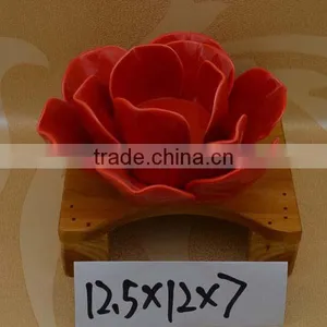 Ceramic Flower Candle Holder Romantic Valentine & Wedding Decoration thumbnail-1