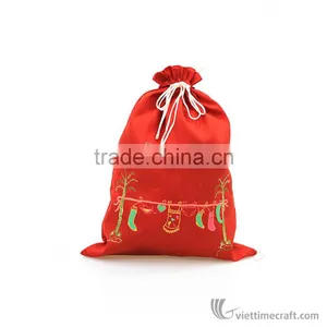 Embroidery Drawstring Bag, Use for Containing Underwear or Stuff, Handmade in Vietnam thumbnail-2