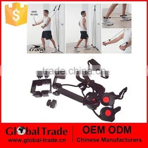 ABS Resistance Fitness Exercise Bands Tube Home Door Yoga H0089 thumbnail-1