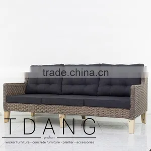 Venice Wicker Bench - Outdoor Patio Furniture - Vietnam Poly Rattan thumbnail-2