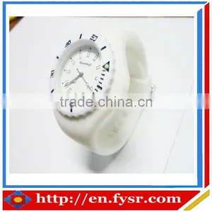 2013 New Hot Sales Ladies Silicon Watch With Date, Colorful Fashion Silicone Watch thumbnail-1