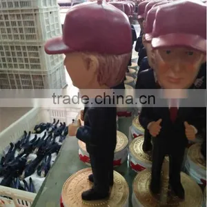 Custom Made Cheap Funny Donald Trump Bobble Head Doll thumbnail-2