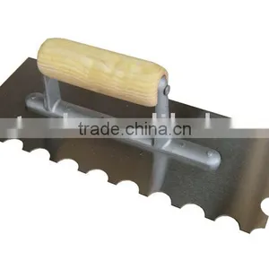 Notch Trowel With Quality Wooden Handle.(trowel,tile Tool,notch Trowel) thumbnail-1