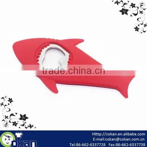 New Design Sharke Shape Bottle Opener,Silicone Beer Opener,Silicone Wine Opener CK-D097 thumbnail-1