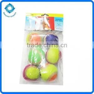 6PC Tennis Ball Pet Tennis Ball Chew Ball thumbnail-1