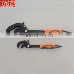 2PCS Universal Snap N Grip Wrench Set Adjustable Spanner Kit Pipe Wrench thumbnail-1