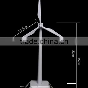 Plastic Desktop Model-Solar Powered Windmills Wind Turbine Science Education Toy thumbnail-3