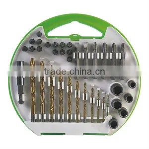 39pcs Twist Drill and Bit Set in Plastic Case thumbnail-1