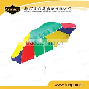 Polyester Standard Size Beach Umbrella With Cheap Promotional Price thumbnail-1