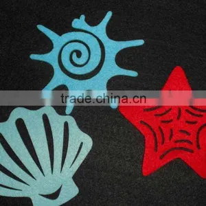 Cheap Custom Design Non- Woven Coaster thumbnail-2