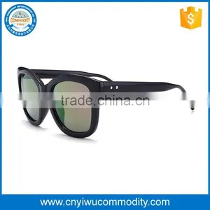 100% uv Protect Bamboo Frame Blue Mirror Polarized Film Sunglasses With Custom Logo for Men 2016 thumbnail-1