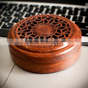 HEAVY HIGH QUALITY WOODEN COIL BURNER thumbnail-1
