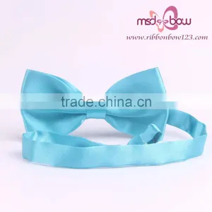 New Design Wholesale Handmade Polyester Ribbon Bow Tie thumbnail-6