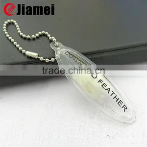 Latest High Quality Soft Pvc Inflatable Hang Tag Down Feather Label thumbnail-4