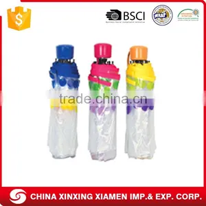 Manual Open Waterproof Fold Custom Beach Transparent Umbrella Factory For Outdoor thumbnail-2