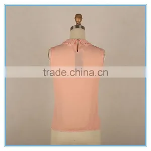 Latest Design Girls Sleeveless Top Kid Clothes 2016 Summer Beaded Design thumbnail-3
