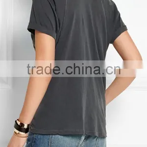 Deeply v Neck Blank Raglan t Shirt Wholesale thumbnail-3