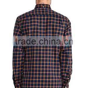 2017 Excellent Quality Latest Style Long Sleeve Flannel Shirt for Men thumbnail-2
