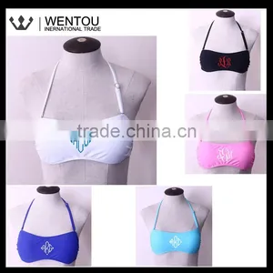 Plain Monogrammed Swimsuit Top thumbnail-1