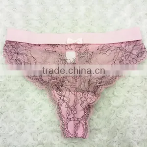 Ladies Excellent Embroidery Lace Charming Soft Sexy Bra Panty Set thumbnail-3