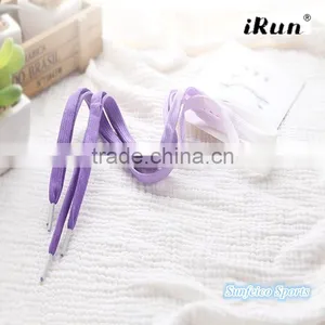 High Quality Polyester Rainbow Gradient Shoe Laces~Nice Rainbow Color Tie Dye Laces~Fat Tubular Shoelaces~7 Colors~Accept Custom thumbnail-3