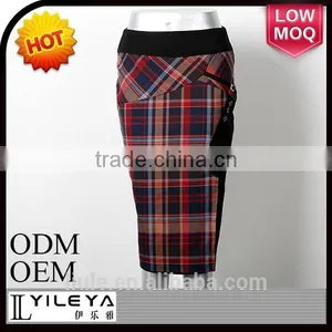 Cute New Design High Waist Narrow Plus Size Skirt thumbnail-1