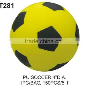 COATED PU PLAIN SOCCER BALL / COLORFUL SOCCER BALL thumbnail-4