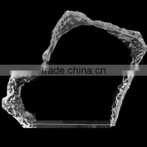 Wholesale Blank Crystal Iceberg Award /trophy For Souvenirs Office Decoration JKC-0120 thumbnail-1