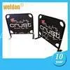 Advertising Banner Wind Breeze Cafe Barrier Metal Frame 1000mm X 900mm thumbnail-1