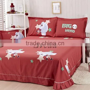 Big Hero 6 Bedding Set 100% Cotton Duvets Wholesale Cartoon Design Bedding Sets thumbnail-5