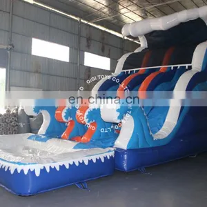 China Inflatable Cheap Slide With Arch Big Inflatable Water Dry Slide for Pool for Rental Business on Sale thumbnail-4
