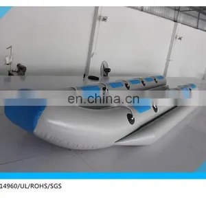 Double Pontoon 10 Person Inflatable Banana Boat for Sale thumbnail-1