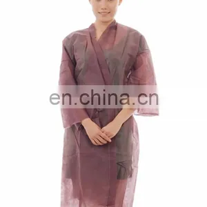 Cheap Disposable pp Medical Non Woven Kimono for Spa thumbnail-2